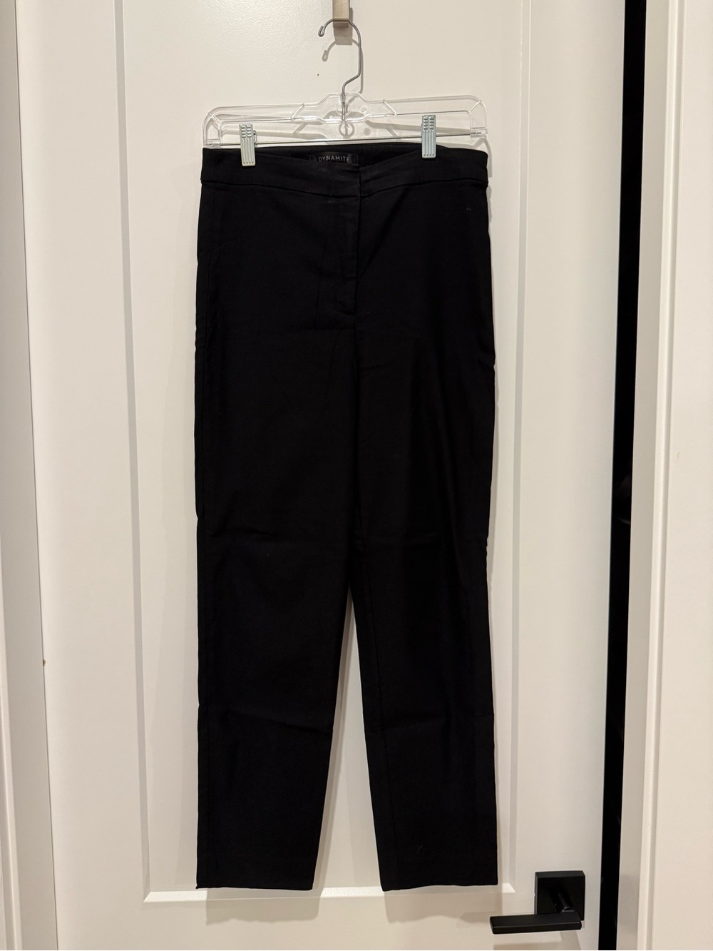 Dynamite Black Straight-Leg Women's Pants
